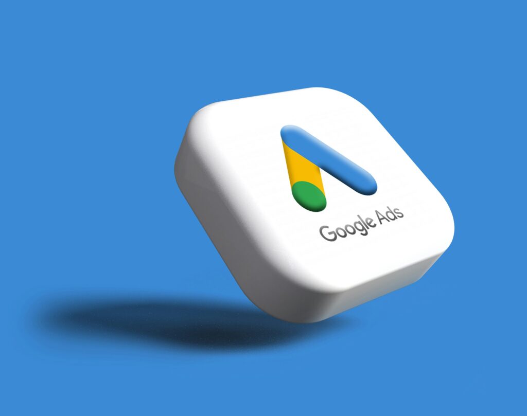 Google Ads 3D icon symbolizing PPC advertising services in Sharjah